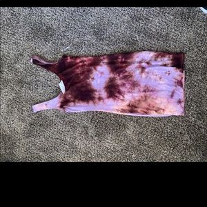 Body con tye dye dress
